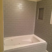 shower and tub tiling