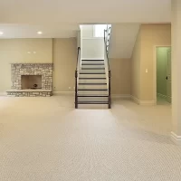 new carpet in basement in Baltimore