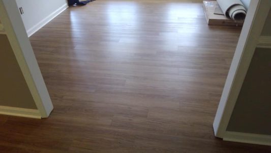 new hardwood floor