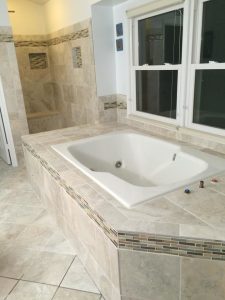 bath tiling