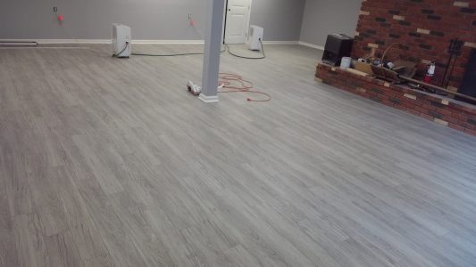 new installed flooring